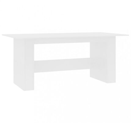 Jedálenský stôl 180×90 cm Dekorhome Biela