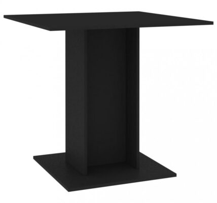 Jedálenský stôl 80×80 cm Dekorhome Čierna