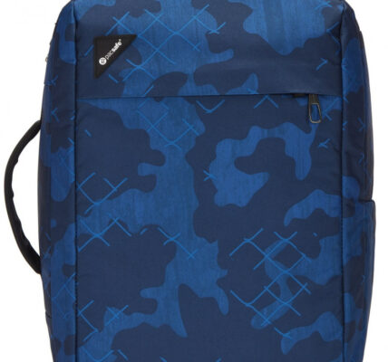 PACSAFE VIBE 28L BACKPACK – blue camo 2019/2020