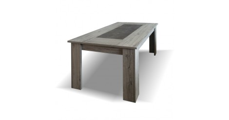 Jedálenský stôl Glen – 160x76x90 cm (figaro, betón)