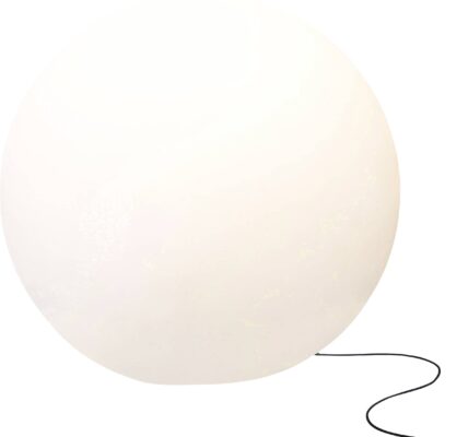 LED guľa, vonkajšie dekoračné osvetlenie Brilliant Garden 96343/05, E27, 60 W, biela
