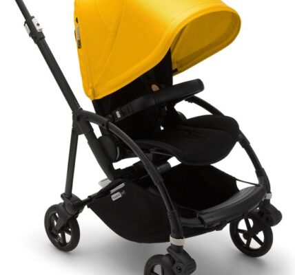 BUGABOO Bee6 športový kočík complete Black/Black-Lemon Yellow