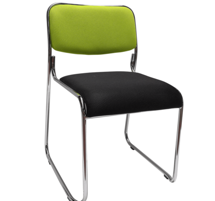 Konferenčná stolička BULUT Tempo Kondela Čierna / zelená