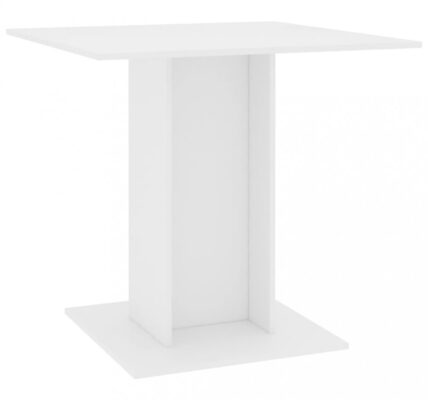 Jedálenský stôl 80×80 cm Dekorhome Biela
