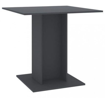 Jedálenský stôl 80×80 cm Dekorhome Sivá