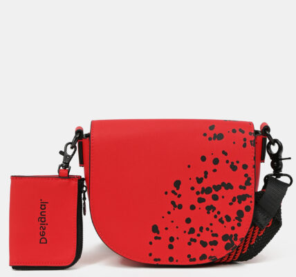 Desigual červené crossbody kabelka Bols Wild Splatt Krabi