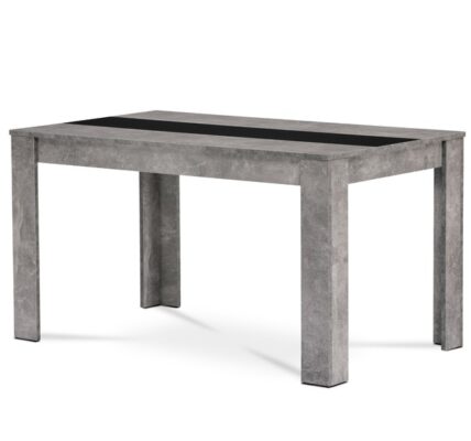 Sconto Jedálenský stôl IGOR betón/biely alebo čierny stred