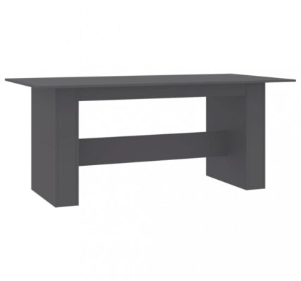 Jedálenský stôl 180×90 cm Dekorhome Sivá