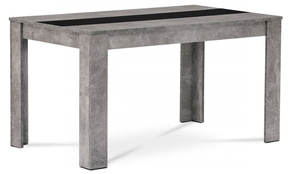 Jedálenský stôl 138×80 DT-P140 dyha Autronic Betón