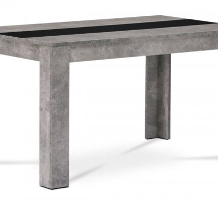 Jedálenský stôl 138×80 DT-P140 dyha Autronic Betón