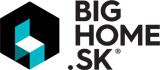 Bighome – SKANE TV stolík 220×48 cm, dub, tmavohnedá