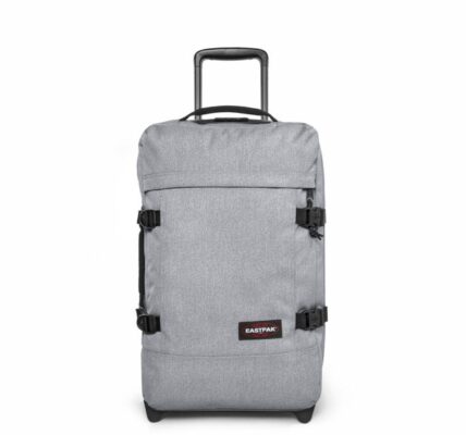 EASTPAK Cestovní taška/batoh na kolečkách Strapverz S Sunday Grey 42 l