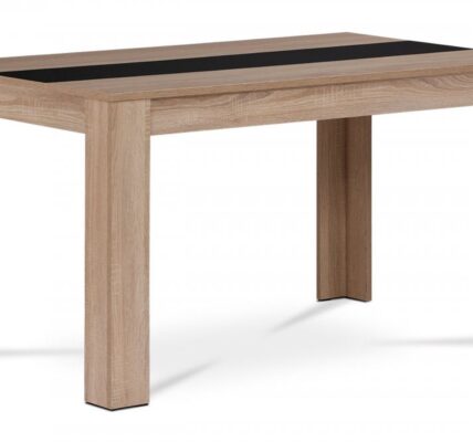 Jedálenský stôl 138×80 DT-P140 dyha Autronic Dub sonoma