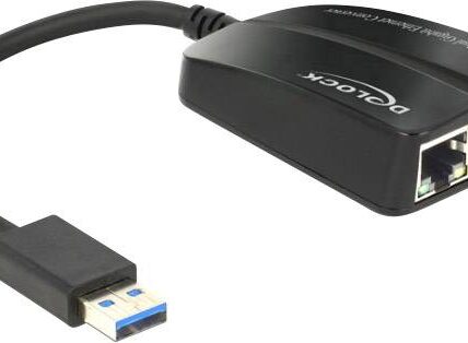 Sieťový adaptér 1 Mbit/s Delock 62583 USB 3.2 Gen 1 (USB 3.0), LAN (10/100/1000 Mbit / s)