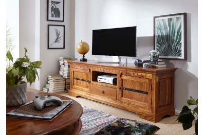 Bighome – CAMBRIDGE HONEY TV stolík 170×55 cm, akácia