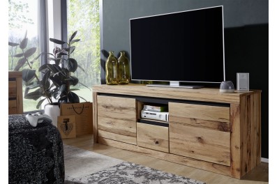 Bighome – VEVEY TV stolík 155×60 cm, prírodná, dub