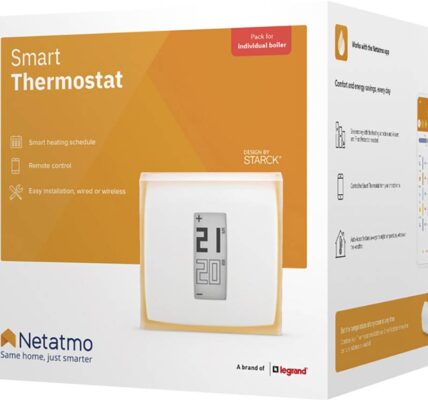 Bezdrôtový termostat Netatmo NTH01-DE-EC, 7 až 30 ° C, Wi-Fi