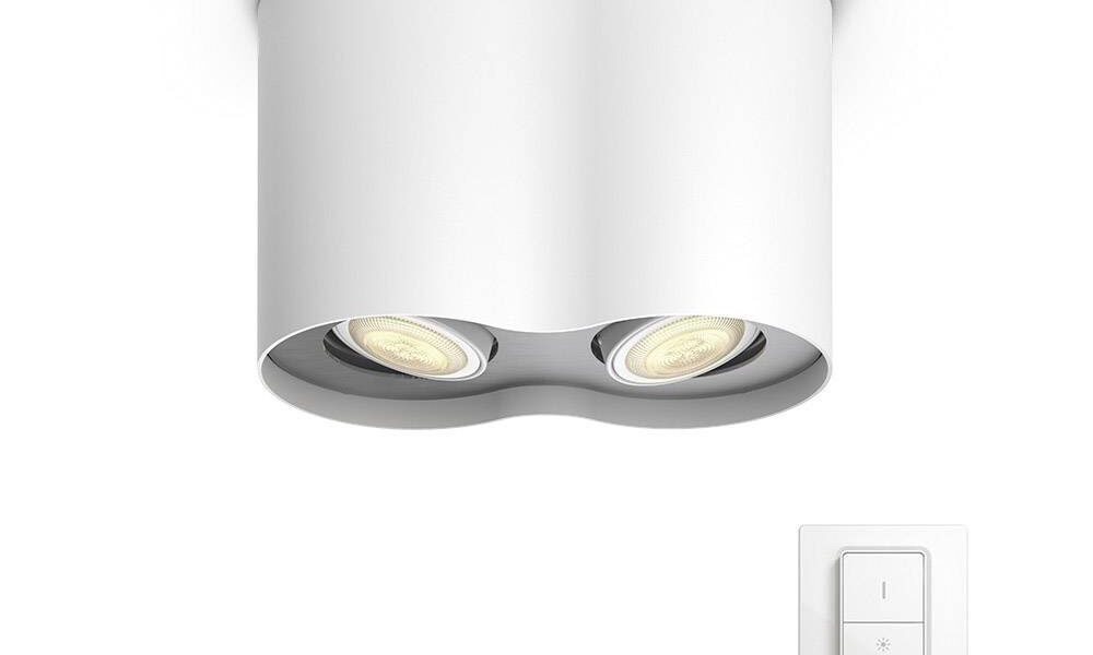 Stropné svietidlo Philips Lighting Hue Pillar, GU10, 11 W