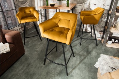 Bighome – Barová stolička LAFT – žltá