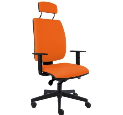 Sconto Kancelárska stolička CHARLES oranžová
