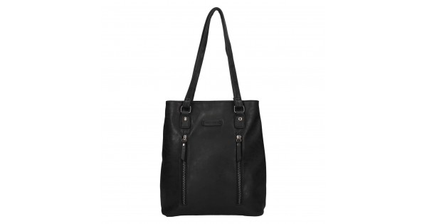 Elegantná dámska batôžky-kabelka Enrico Benetti Merta – čierna