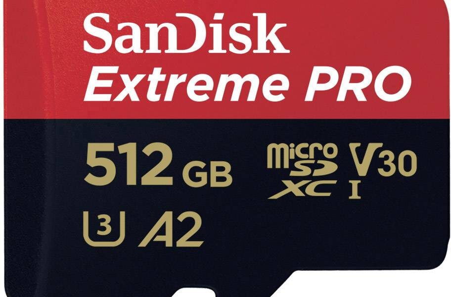 Pamäťová karta micro SDXC, 512 GB, SanDisk Extreme Pro™, Class 10, UHS-I, UHS-Class 3, v30 Video Speed Class, výkonnostný štandard A2