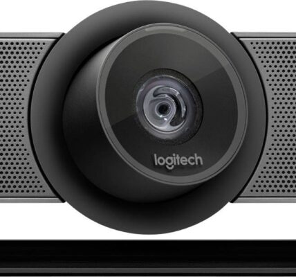 4K webkamera Logitech MeetUp, stojánek, upínací uchycení