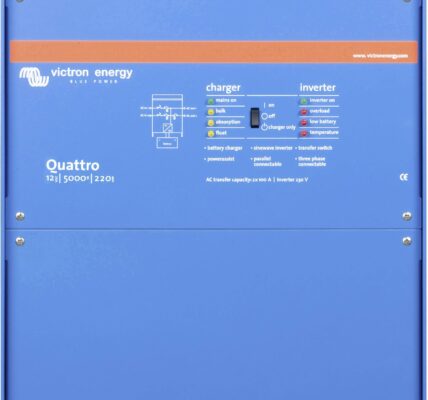 Menič napätia DC / AC Victron Energy Quattro, 5000 W/230 V/AC, 5000 W