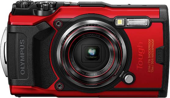 Digitálny fotoaparát Olympus Tough TG-6, 12 Megapixel, Zoom (optický): 4 x, červená