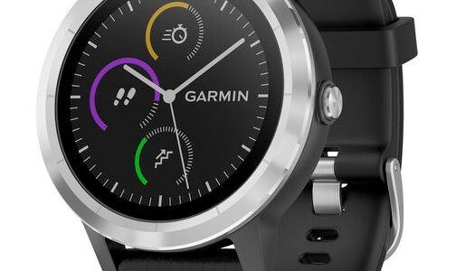 Garmin VívoActive 3, Black/Silver, silicone  – OPENBOX (Rozbalený tovar s plnou zárukou)