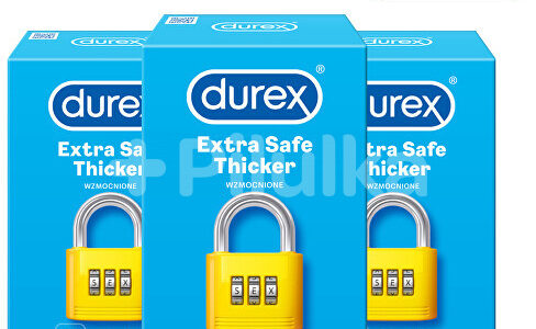 Durex Kondómy Extra Safe 2+1