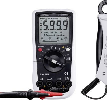 Digitálne/y ručný multimeter, adaptér prúdových klieští VOLTCRAFT VC281 VC-8235915