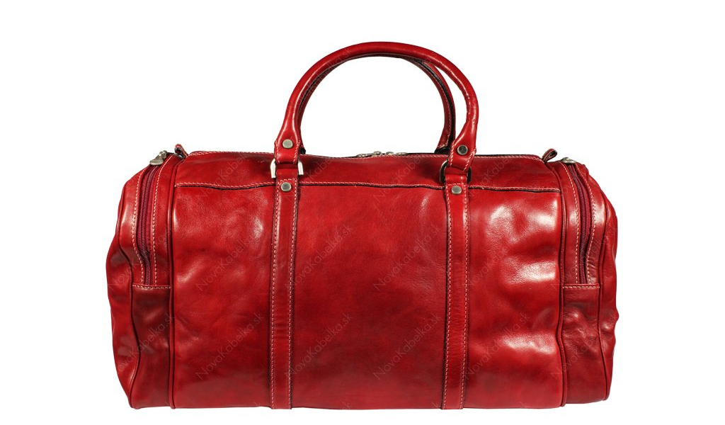 Kožená cestovná taška Saba Rossa