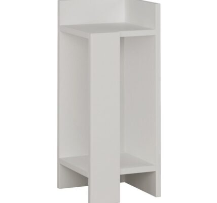 Sconto Nočný stolík ELOS biela, pravé vyhotovenie