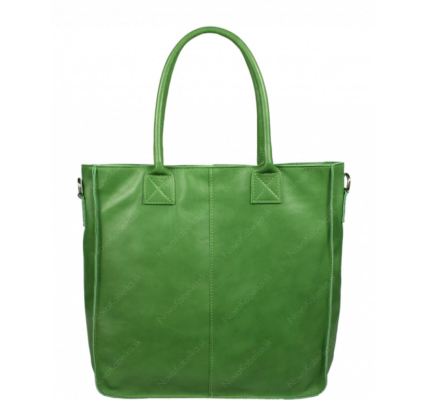 Pekná kožená kabelka Fausta Verde