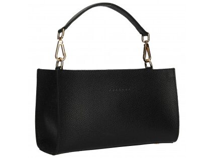 Dámska kožená kabelka Facebag Bety – čierna