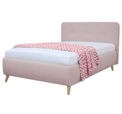 Sconto Čalúnená posteľ NOELA staroružová, 140×200
