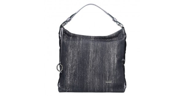 Dámská kožená kabelka Facebag Margaret – stříbrná