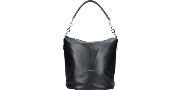 Dámska kožená kabelka Facebag Dana – čierna