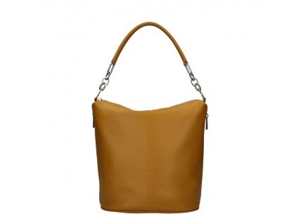 Dámska kožená kabelka Facebag Talma – svetlo hnedá