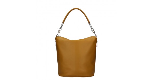 Dámska kožená kabelka Facebag Talma – svetlo hnedá
