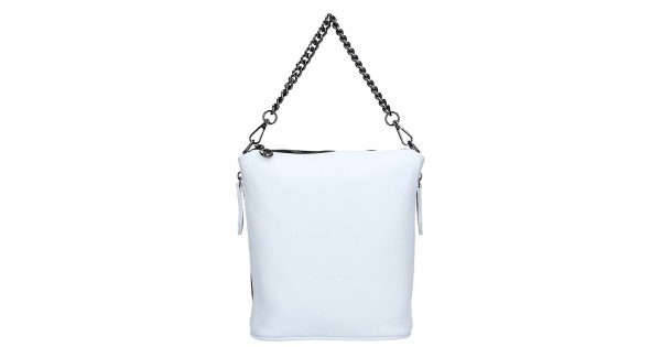 Dámská kožená kabelka Facebag Marta – bílá
