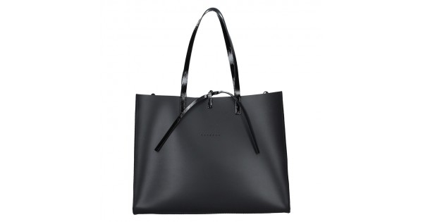 Dámská kožená kabelka Facebag Lill – černá