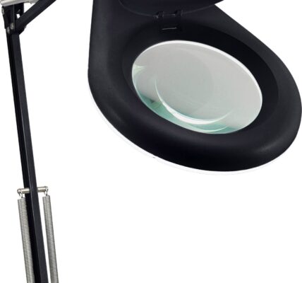 MAGNIFIER LAMP 22 W 3 D čierna TOOLCRAFT TO-6394494