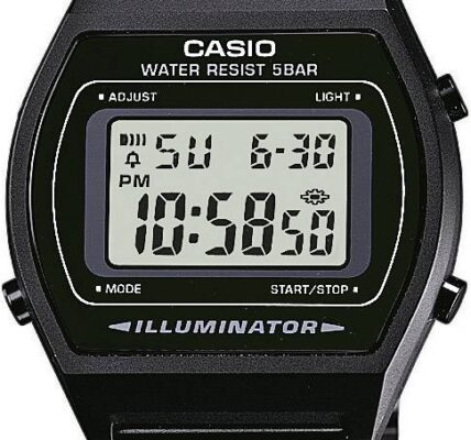 Náramkové hodinky Casio B640WB-1AEF, (d x š x v) 38.9 x 35 x 9.4 mm, čierna