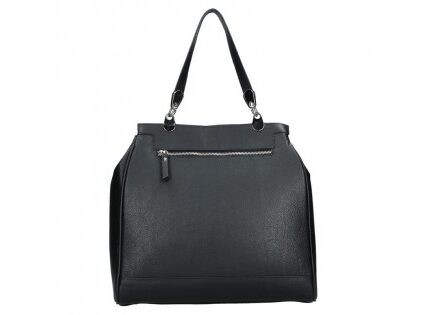 Dámská kožená kabelka Facebag Bernadeth – černá