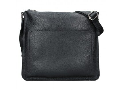 Dámska kožená kabelka Facebag Lima – čierna