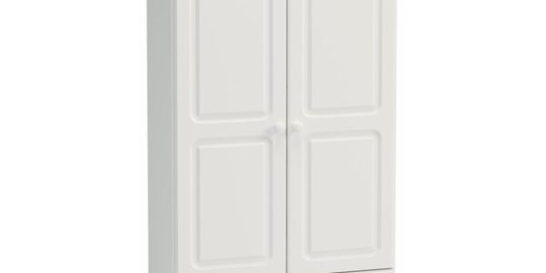Sconto Šatníková skriňa ROCKWOOD biela, 2 zásuvky, 83 cm