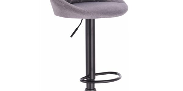 Barová židle, šedá/černá, TERKAN 0000206808 Tempo Kondela