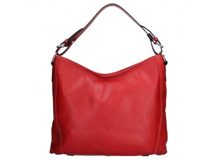 Elegantná dámska kožená kabelka Katana Nicol – červená